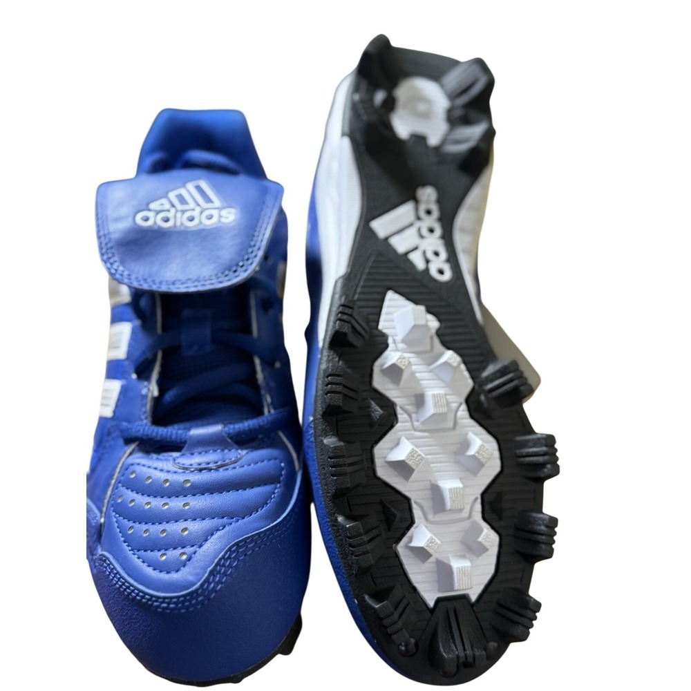 Adidas Triple Star 5 Low Baseball Cleats Size 8.5 Blue New NWT - Picture 5 of 6
